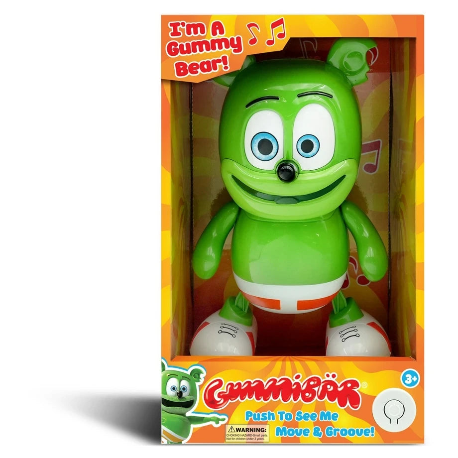 Gummibar Dancing & Singing Interactive Gummy Bear Toy (22.5 cm, Green)