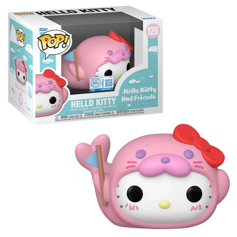 Funko POP! Sanrio Hello Kitty and Friends Hello Kitty as Seal Pup Vinyl Figure (6.1 cm)