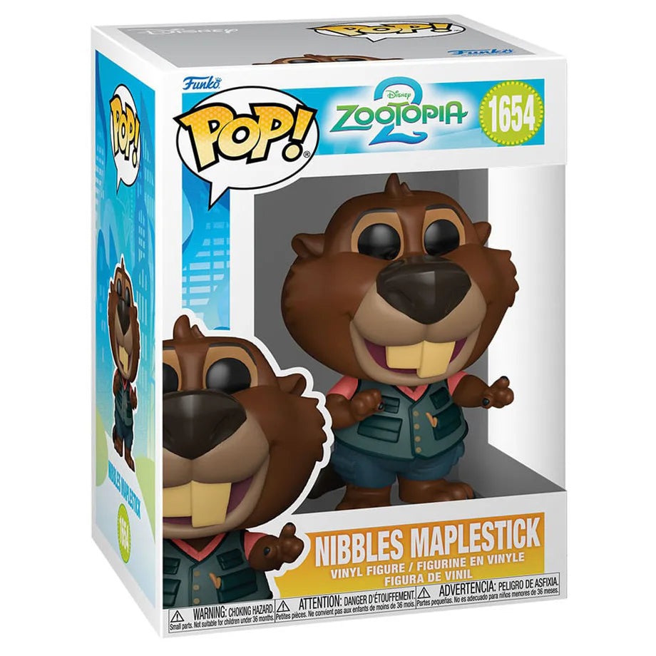 Funko POP! Disney Zootopia 2 Nibbles Maplestick Vinyl Figure (9.9 cm)