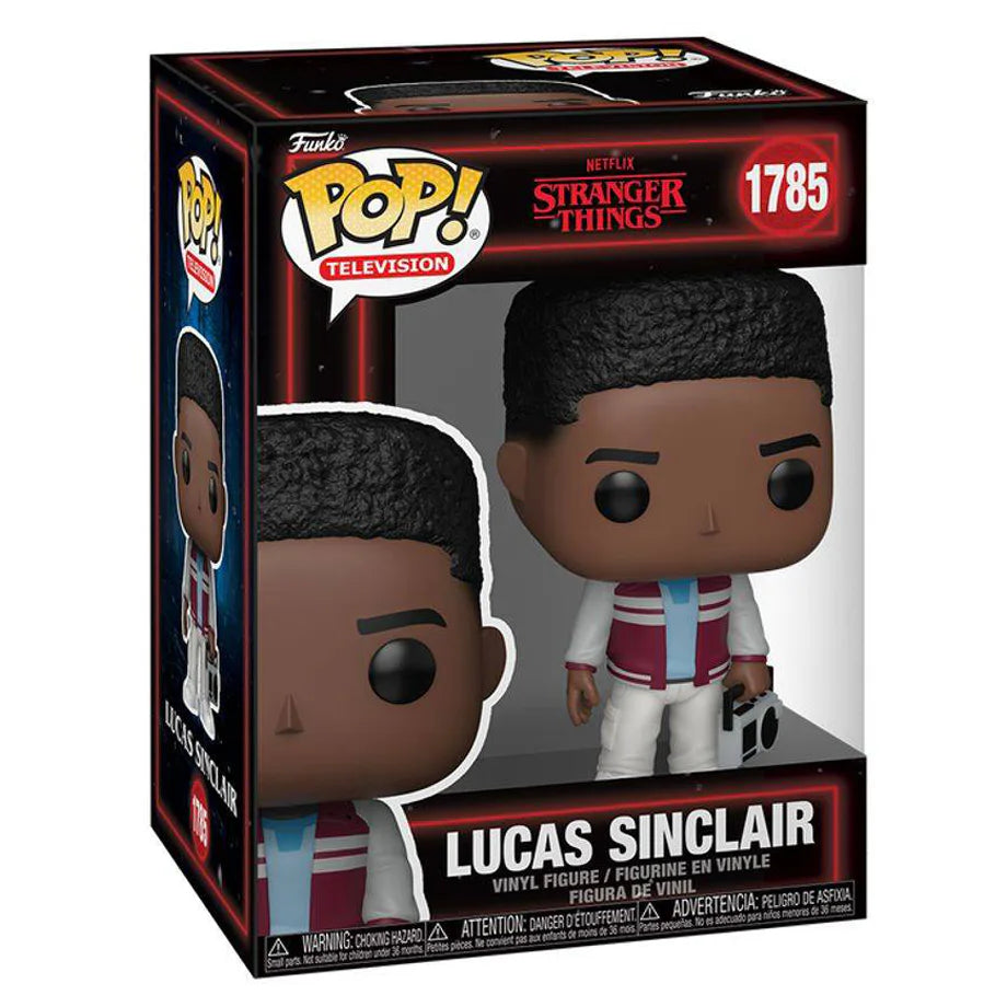 Funko POP! Television Stranger Things Lucas Sinclair With Boombox Vinyl Figure (10.7 cm)