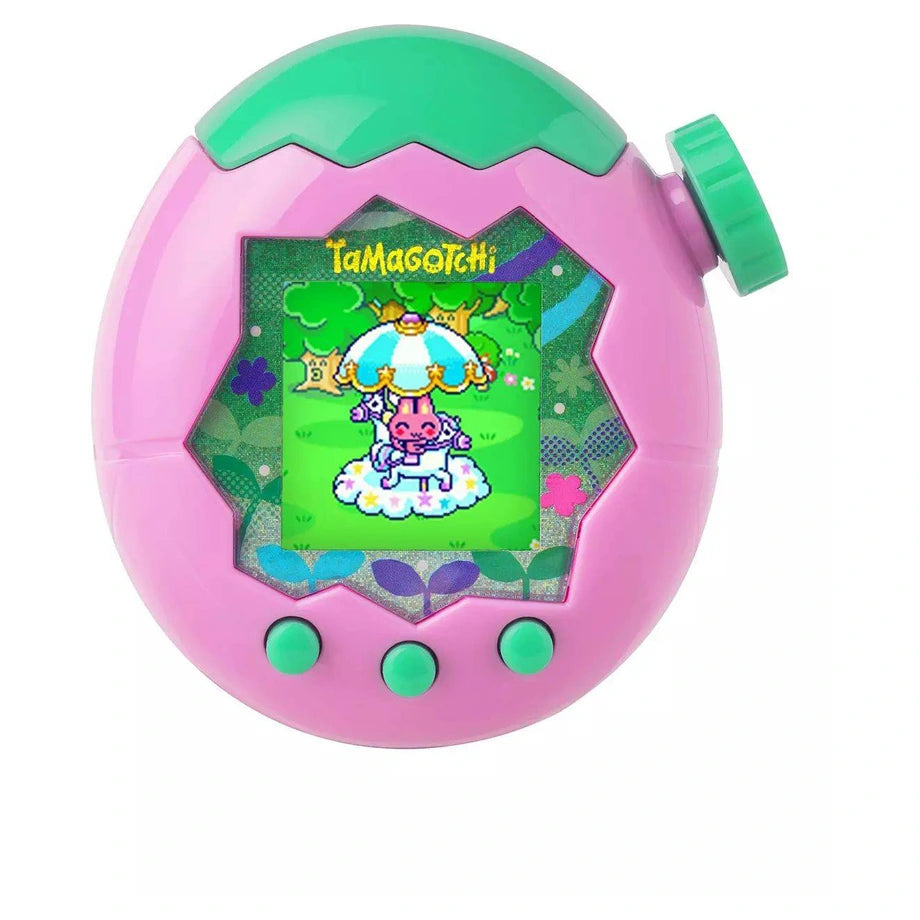 Tamagotchi Paradise Jade Forest Land Virtual Reality Pet (Pink/Green)
