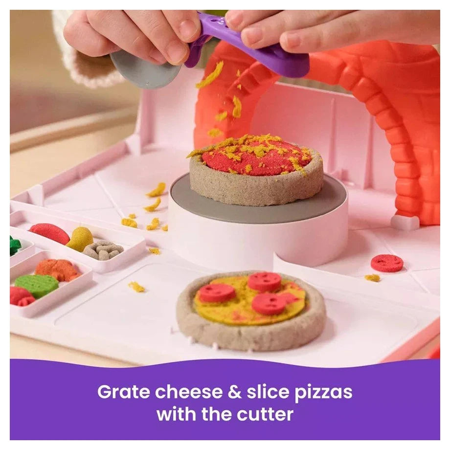 Spin Master Kinetic Sand Squish Pizza Playset (453 g)