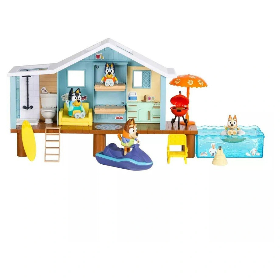 Bluey Beach Series 9 Ultimate Beach Cabin Playset (15 Pieces)