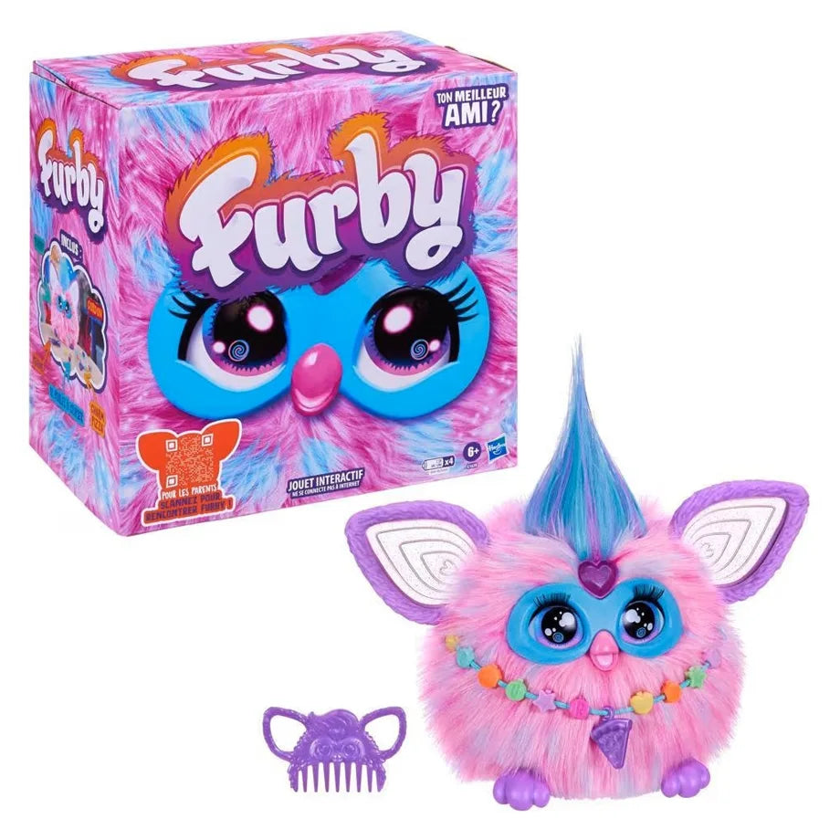 Furby Be My Best Friend? Cotton Candy Interactive Plush Toy 15 Cm (Pink)