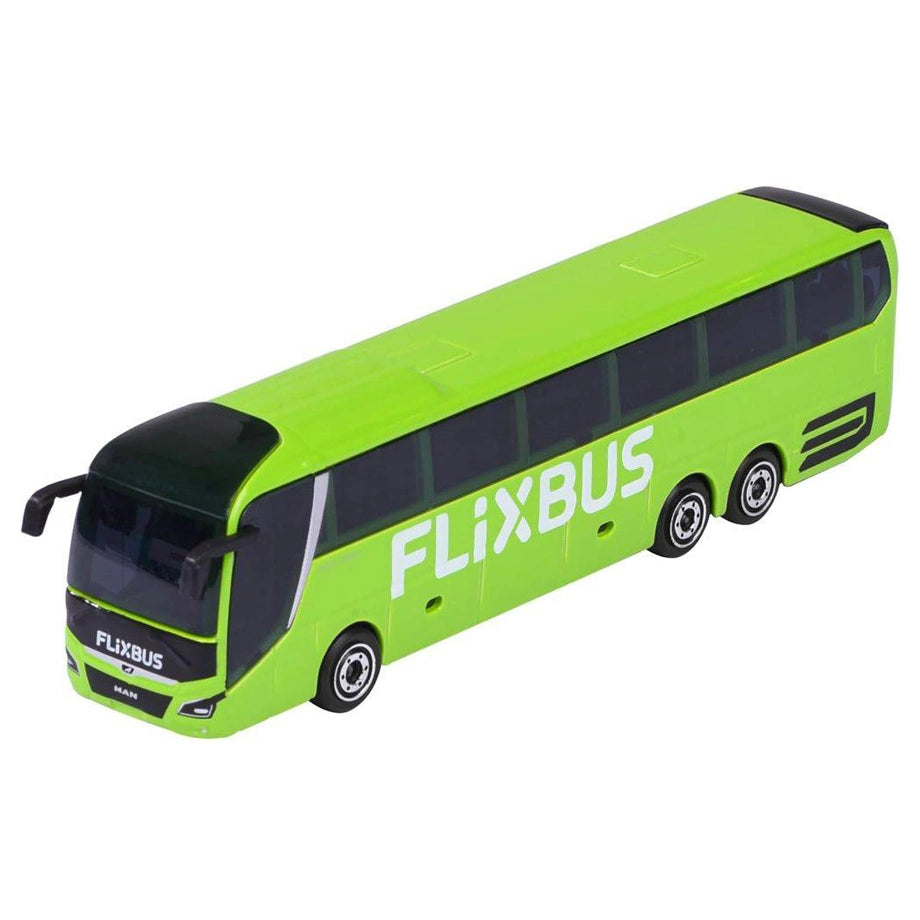 Majorette Metal City MAN Lion’s Coach L FlixBus Die-cast Vehicle (1:64, Green)