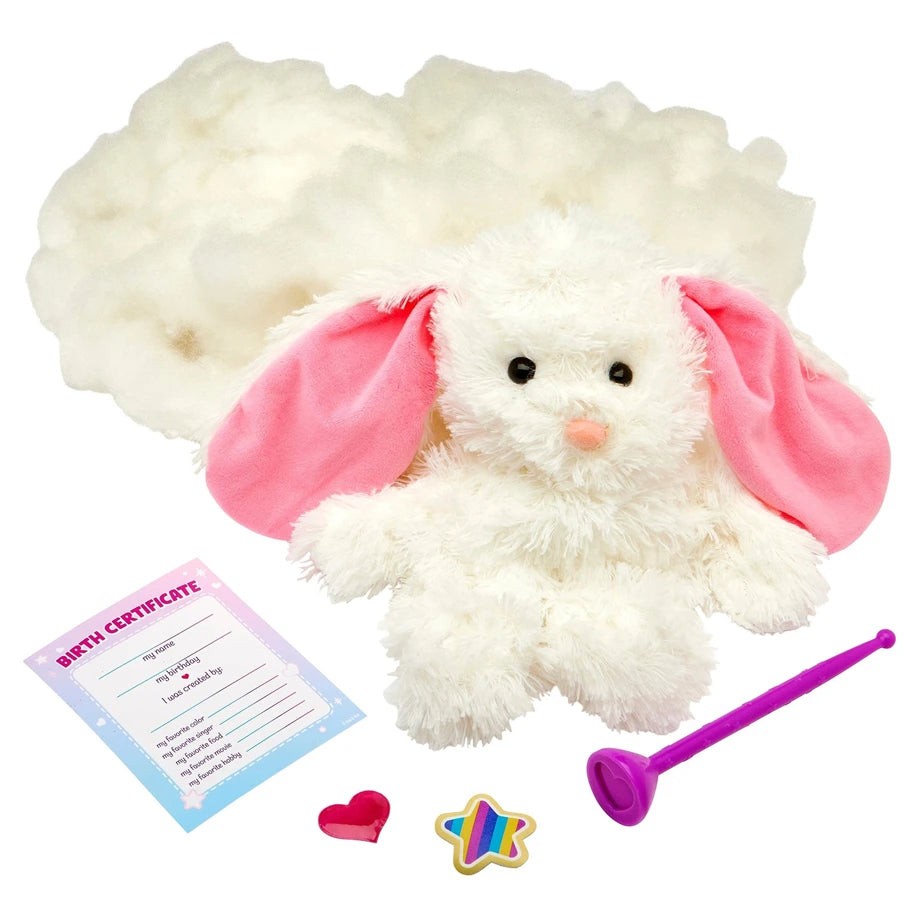 Cra-Z-Art Rose Art Cra-Z-Stuff & Fluff Friends Stuff Your Own Bunny Plush Diy Kit