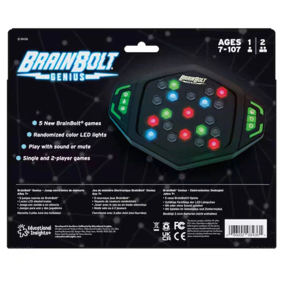 Brainbolt Genius Electronic Memory Game