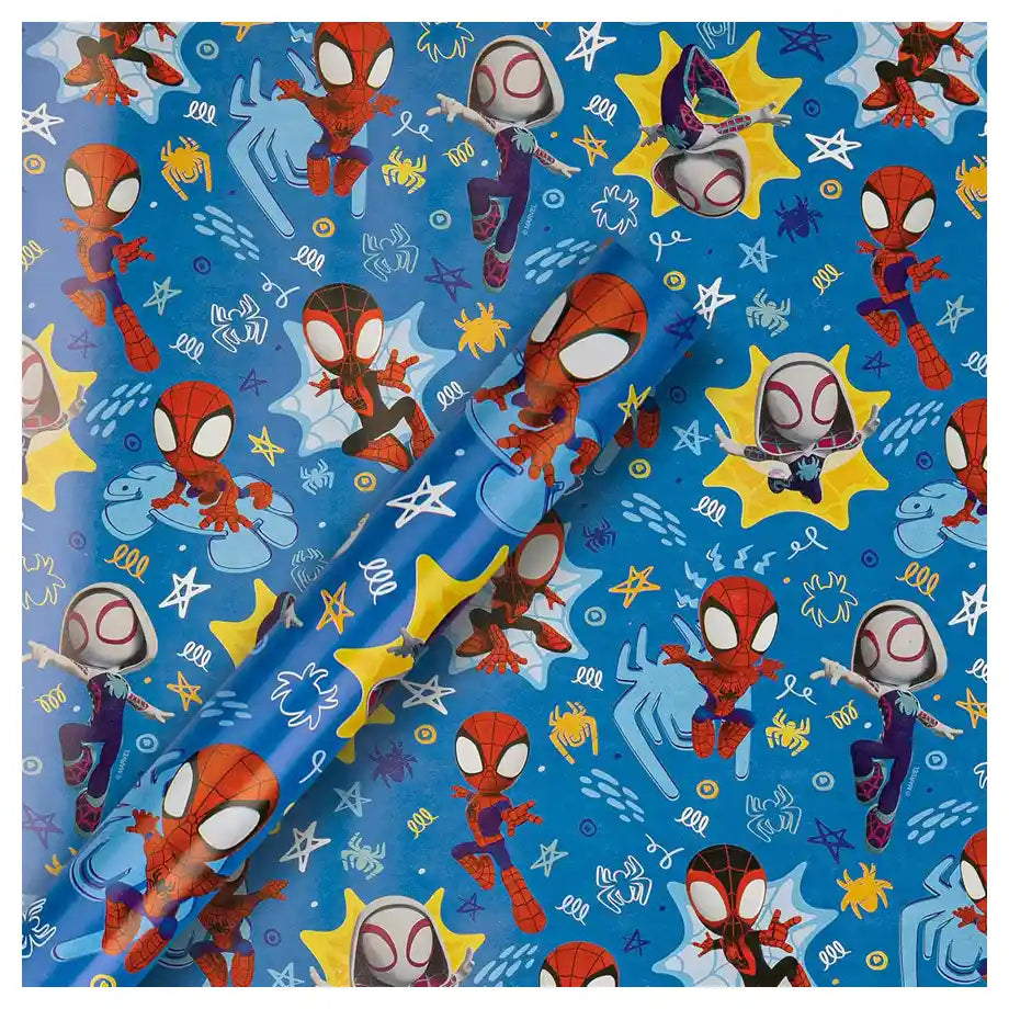 Hallmark Marvel Spidey and His Amazing Friends Gift Roll Wrap (2 m)