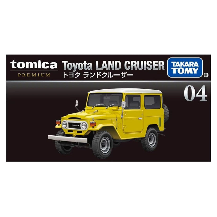 Takara Tomy Tomica Premium 04 Toyota Land Cruiser Die-cast Car (1:64, Yellow)
