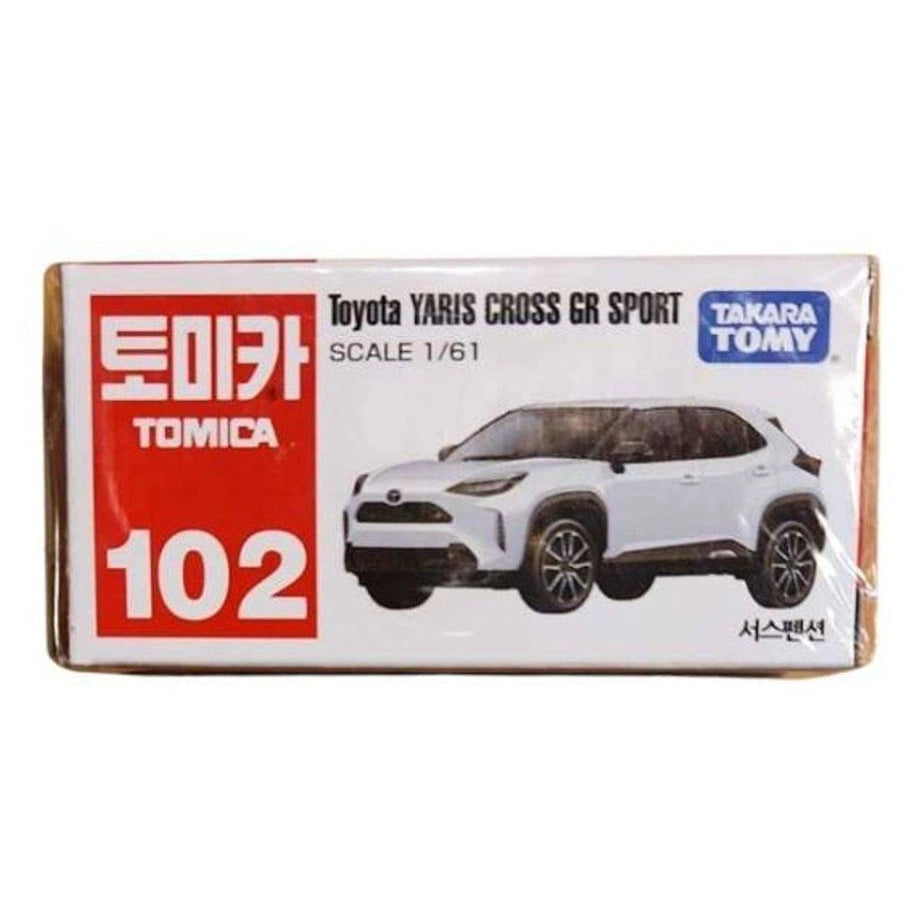 Takara Tomy Tomica 102 Toyota Yaris Cross GR Sport Die-cast Car (1:61, White)