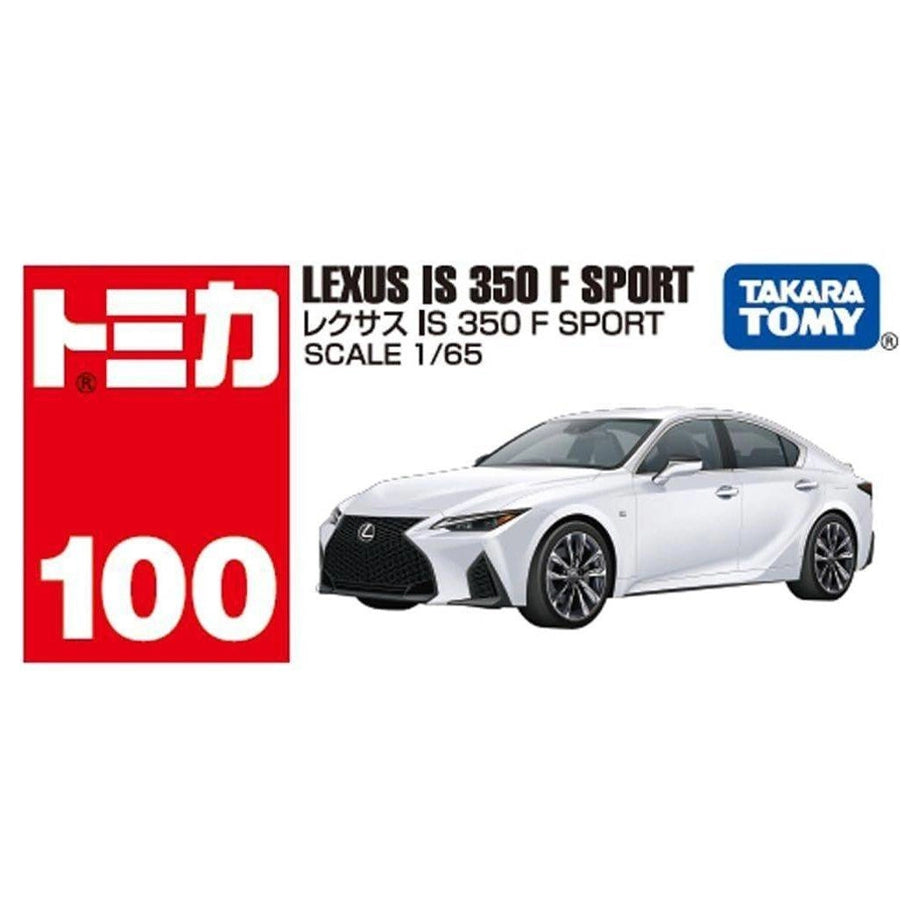 Takara Tomy Tomica 100 Lexus IS 350 F Sport Die-cast Car (1:65, White)