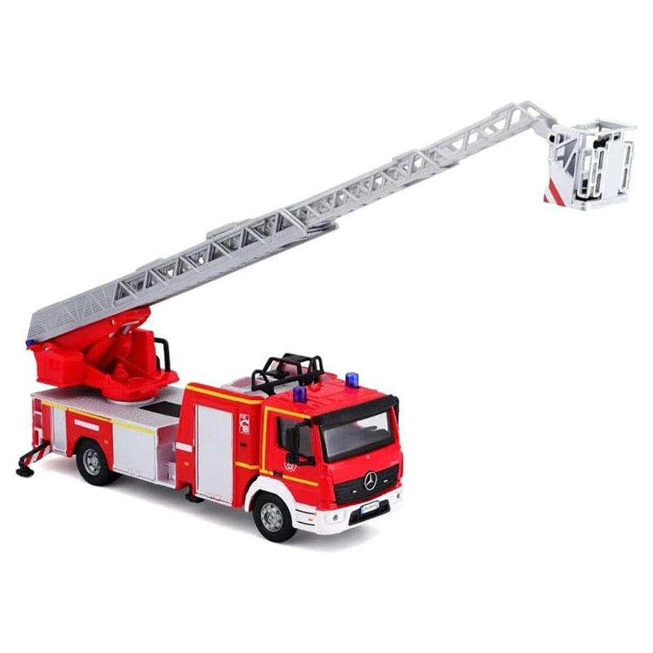 Bburago Mercedes-Benz Atego Fire Truck with Ladder (1:50, Red)