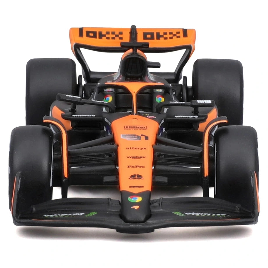 Bburago McLaren MCL38 #4 Lando Norris Die-Cast Car (1:43, Orange/Black)