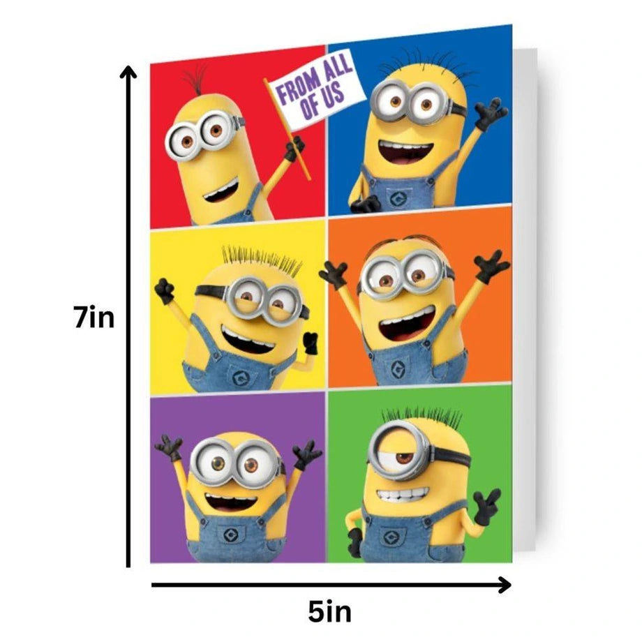 Danilo Minions From All of Us Greeting Card (12.7 x 17.78 cm)