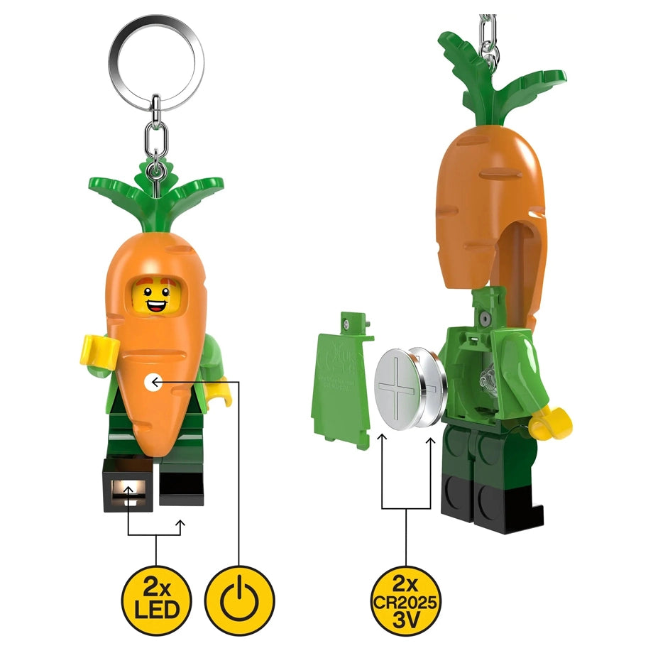 LEGO IQ Minifigures Carrot Guy Keychain Light (7.6 cm)