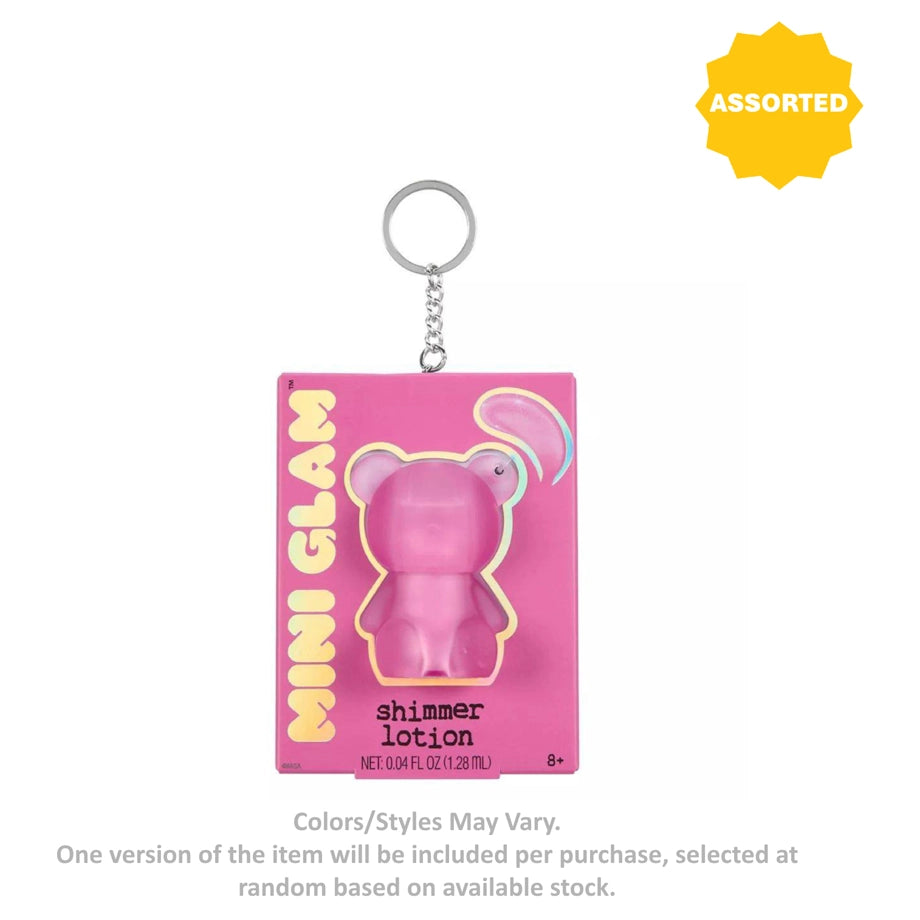 Mini Glam Teddy Bear Shimmer Lotion Keychain (1.28 ml, Assorted)