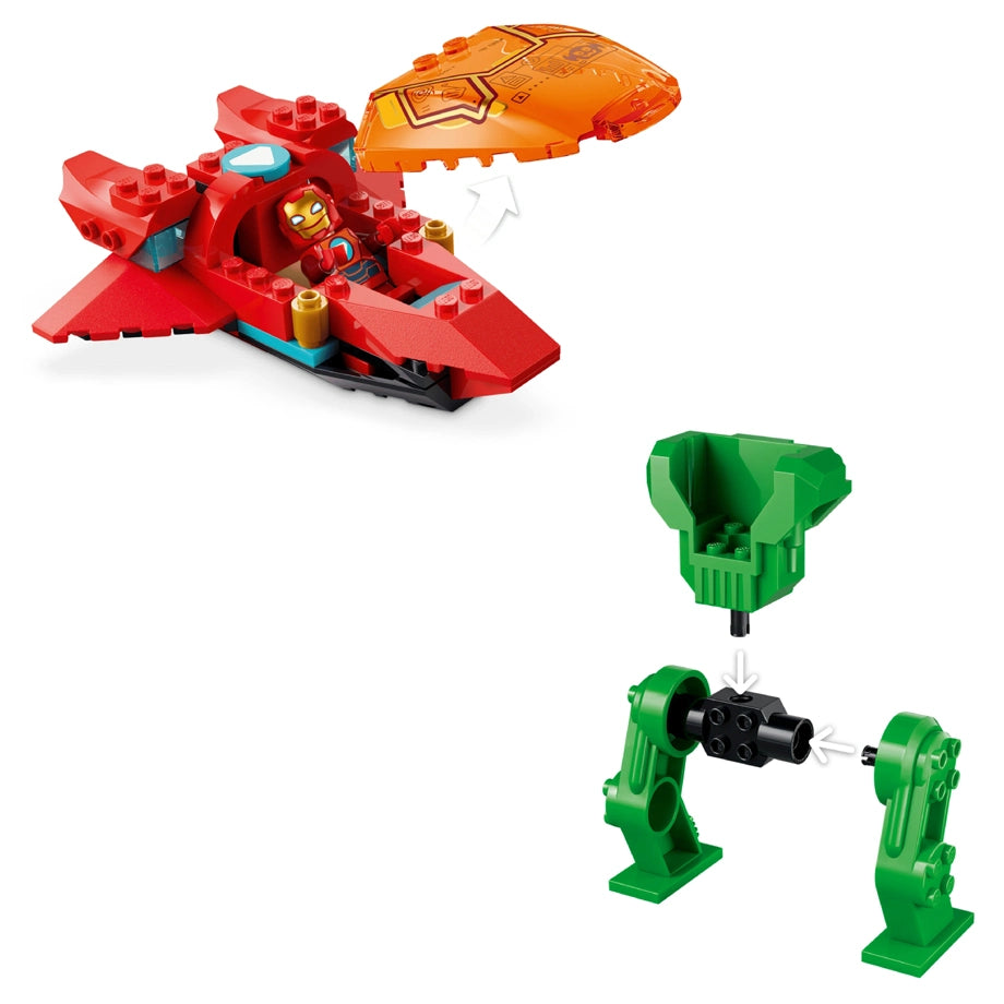 LEGO Marvel Iron Man and His Awesome Friends: Loki vs. Team Iron Man Building Toy Set 11211 (80 Pieces)
