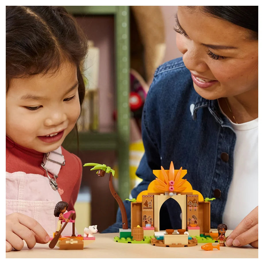 LEGO Disney Moana Village House & Boat Building Toy Set 43282 (149 Pieces)