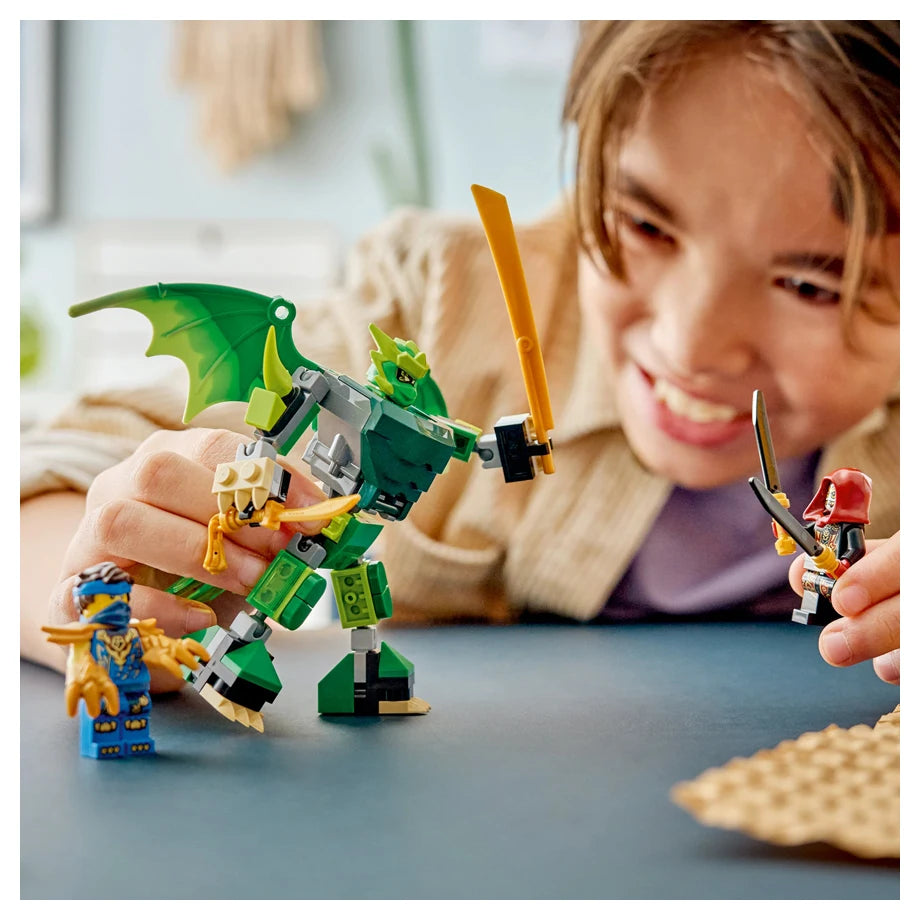LEGO NINJAGO Lloyd’s Dragon Mech Battle Pack Building Toy Set 71862 (232 Pieces)
