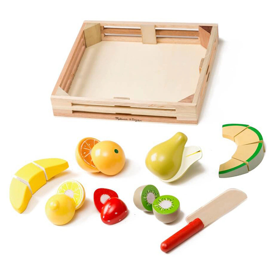Melissa & Doug Cutting Fruit Crate Playset
