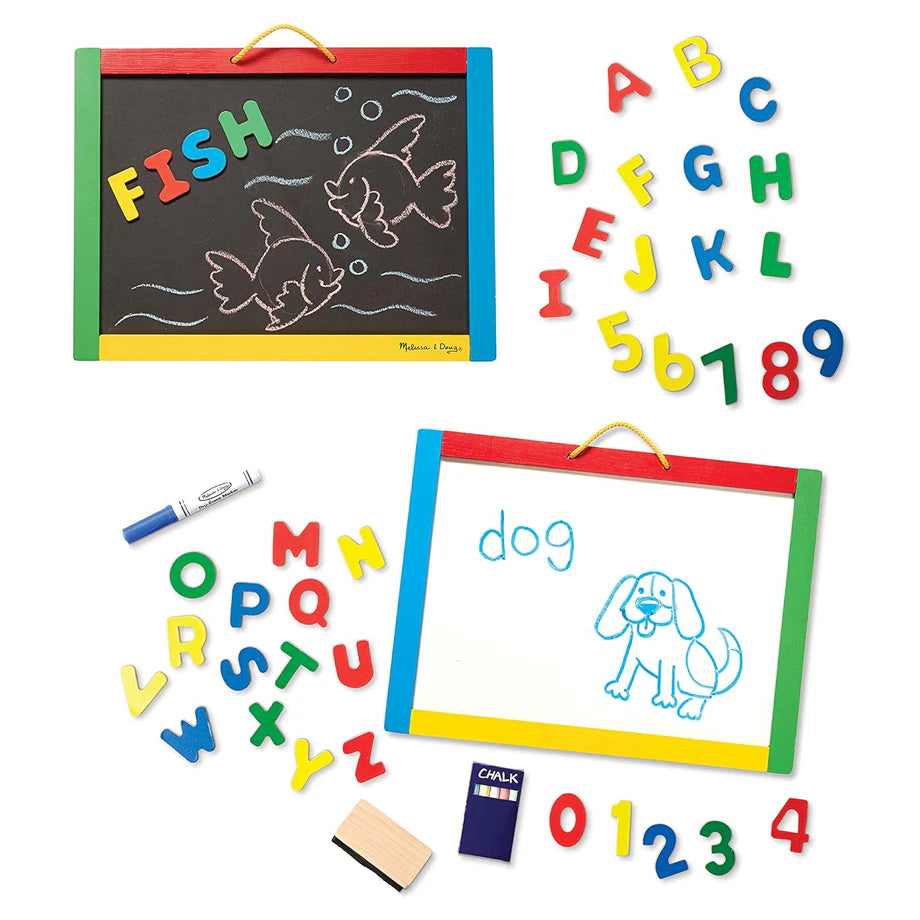 Melissa & Doug Magnetic Chalk/Dry Erase Board