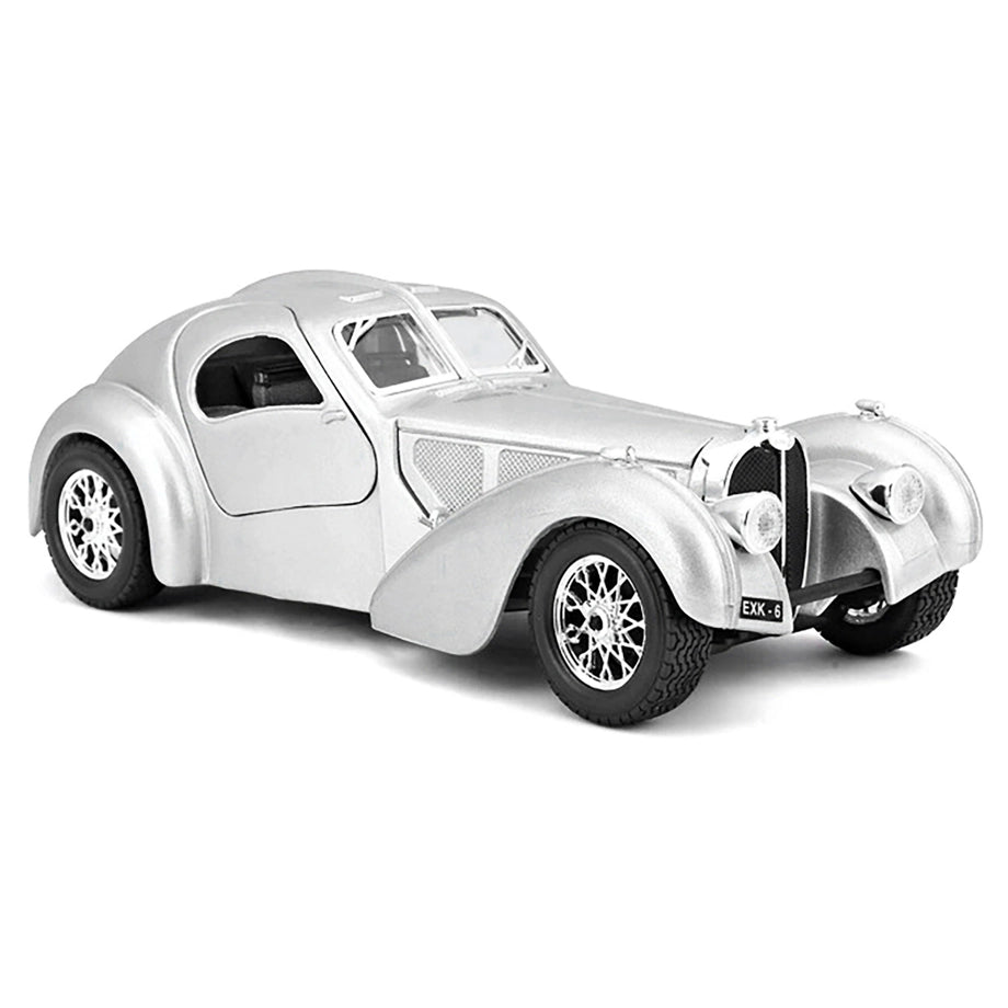 Bburago Bugatti Atlantic Rhd Die-Cast Car 1:24 (Silver)