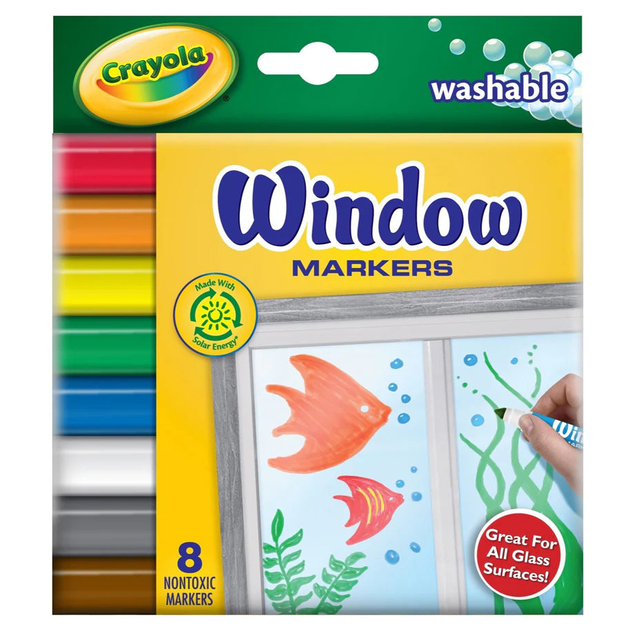 Crayola Washable Window Markers (Pack of 8)