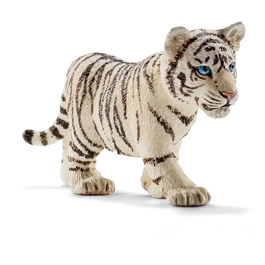 Schleich Wild Life Tiger Cub Figure (White)