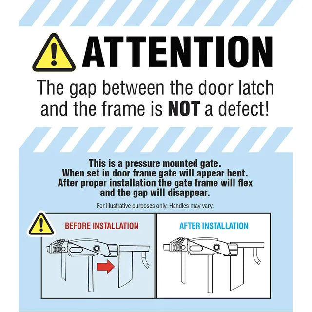 Regalo Extra Wide Safety Gate - 98x76cm (White)