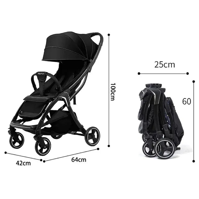 Nurtur Aluminum Alloy Baby Travel Stroller