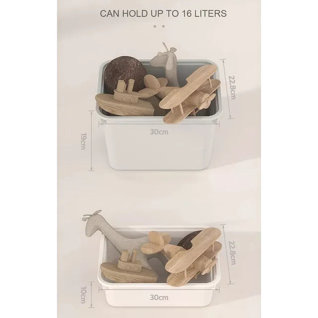 Little Angel Toys Organizers & Multi Storage Rack (Grey)