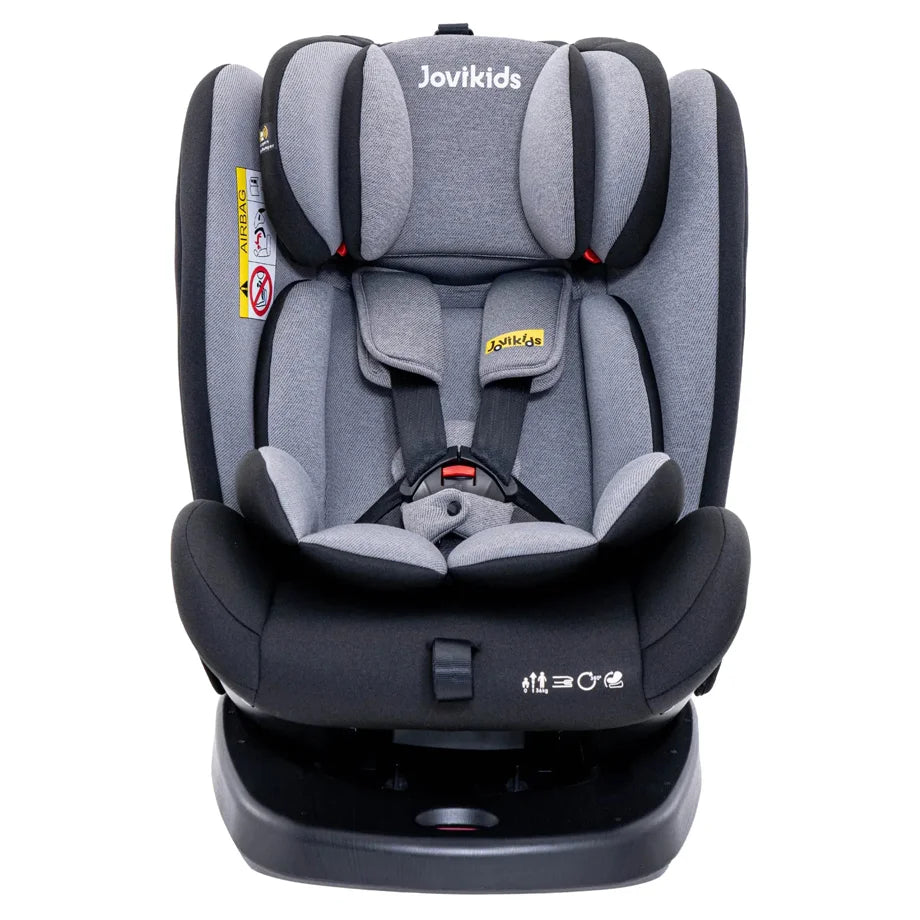 Jovikids Angel ISOFIX 360 Rotating Carseat Group 0-3 Black