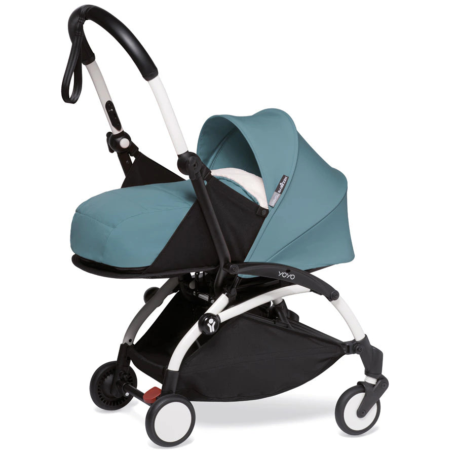 babyzen yoyo stroller frame white Babyzen YOYO² 0+ Stroller - White Frame with Newborn Pack