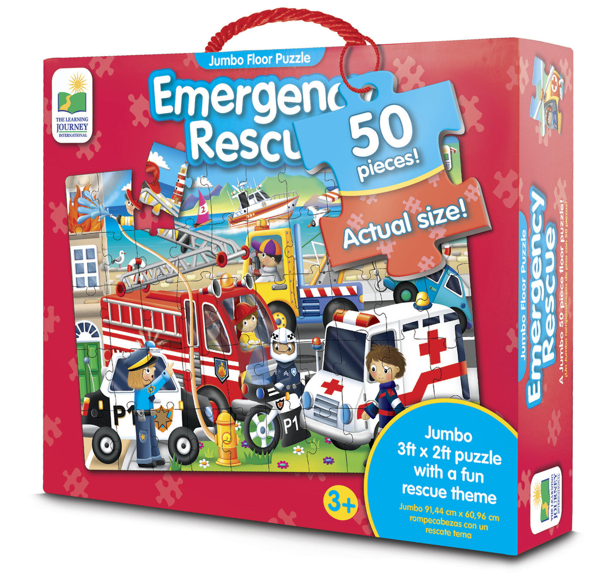 The Learning Journey Jumbo Floor Puzzles - Emergency Rescue