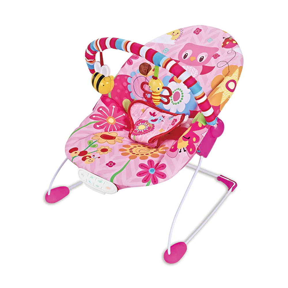 Pink Animal Paradise Baby Bouncer Halamama s Premium at best price Halamama