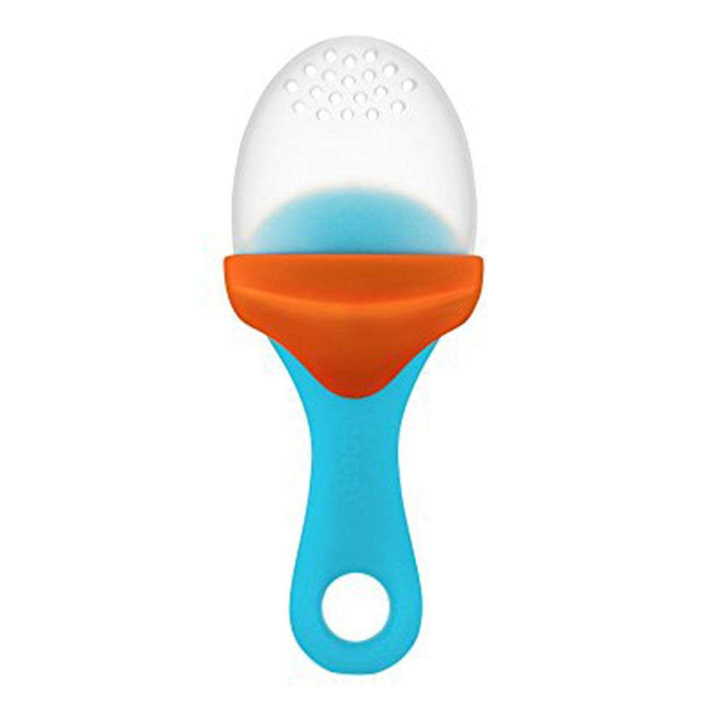 Boon Pulp Silicone Feeder Blue/Orange Best price at Halamama
