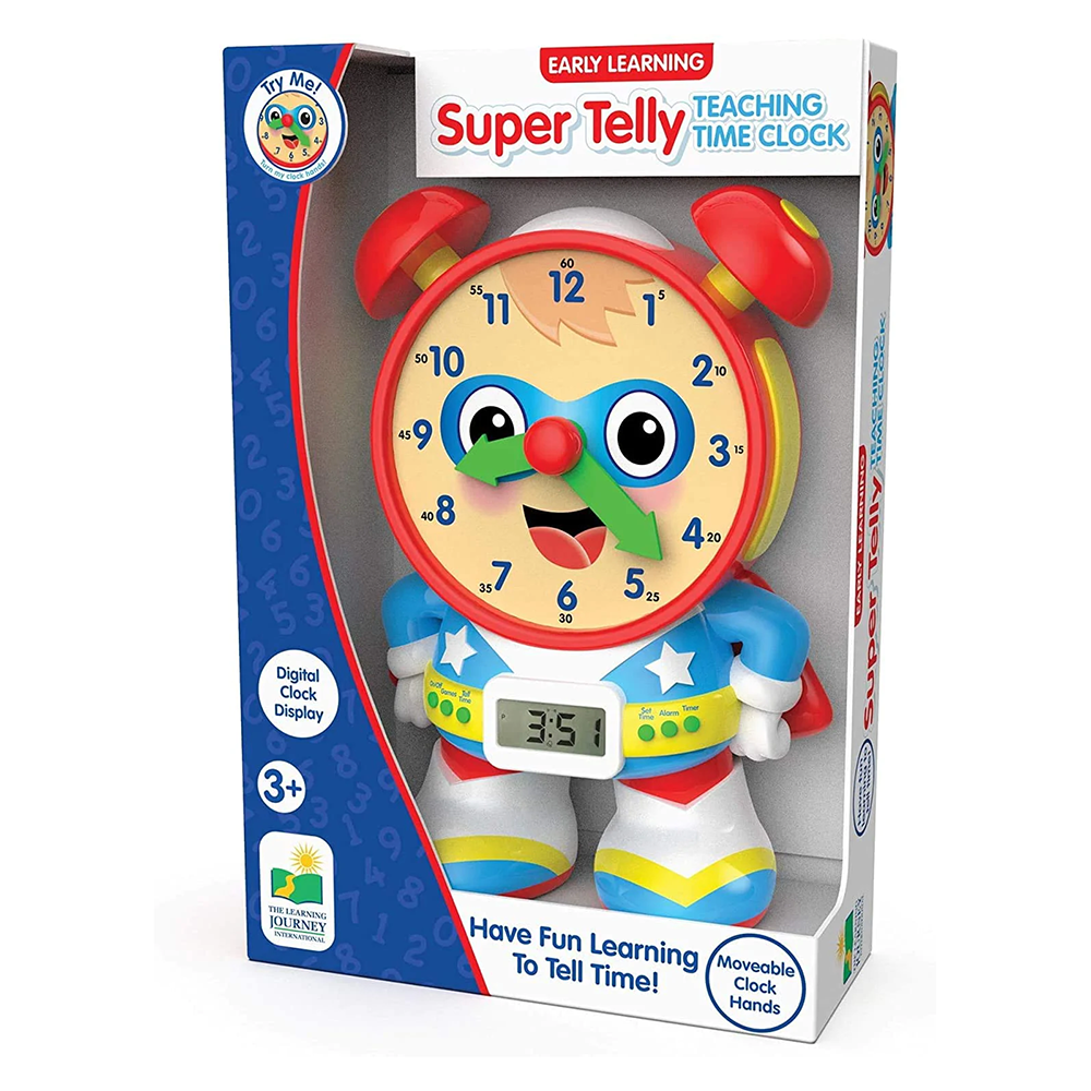 Super Telly Teaching Time Clock-Primary