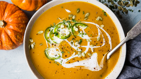 CREAMY ROASTED PUMPKIN SOUP