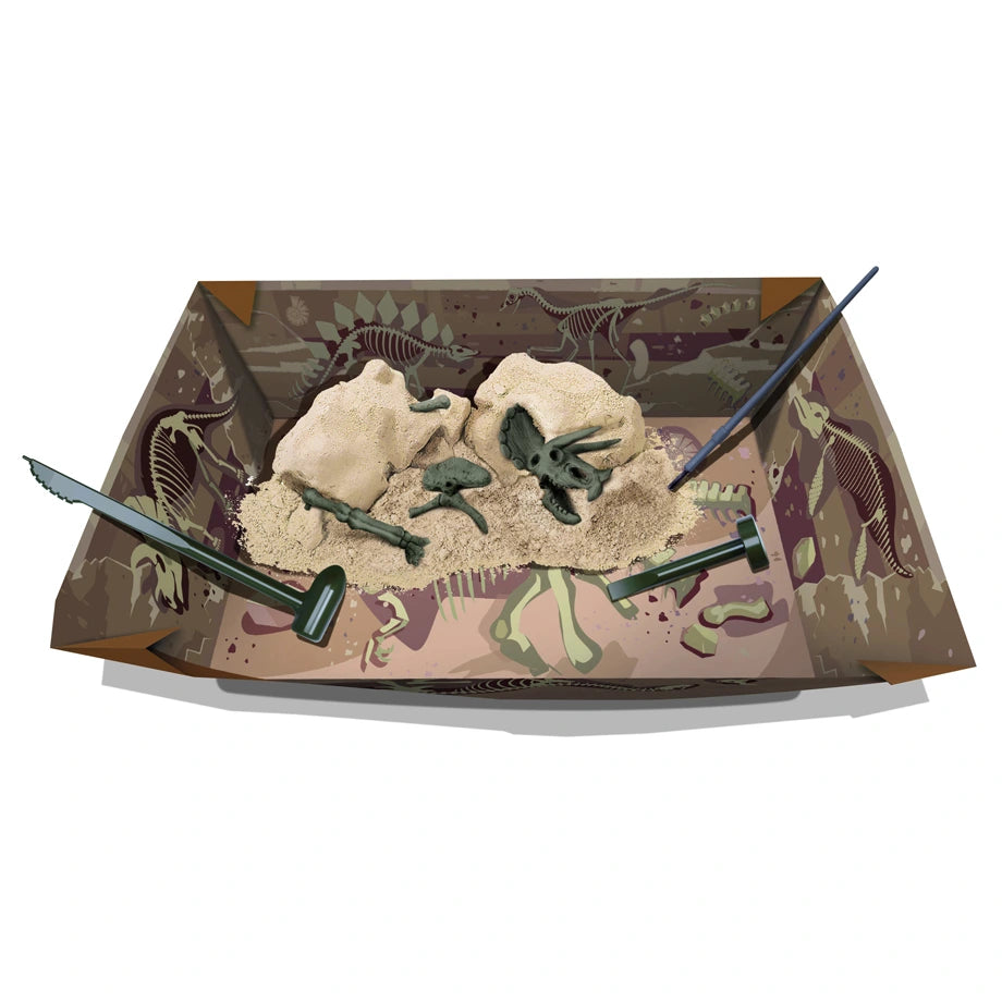 4M KidzLabs Dig a Dinosaur Skeleton Triceratops Kit