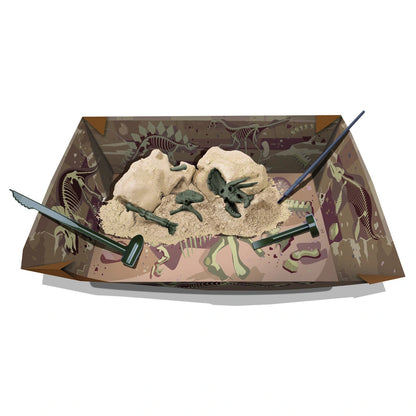 4M KidzLabs Dig a Dinosaur Skeleton Triceratops Kit