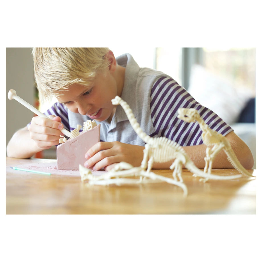 4M KidzLabs Dig a Dinosaur Skeleton Triceratops Kit