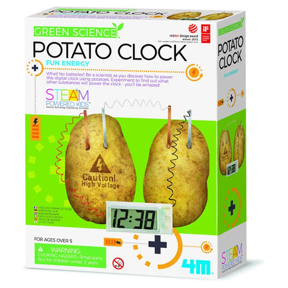 4M Kidz Labs Green Science Potato Clock