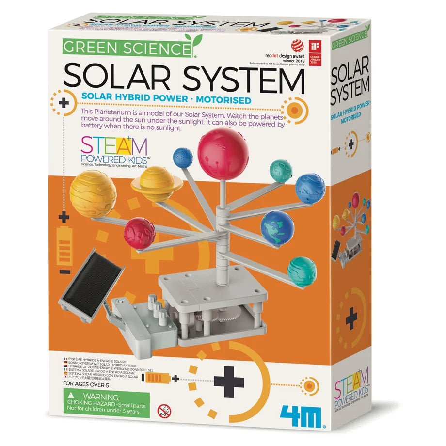 4M Green Science Solar Hybrid Power Motorized Solar System Kit