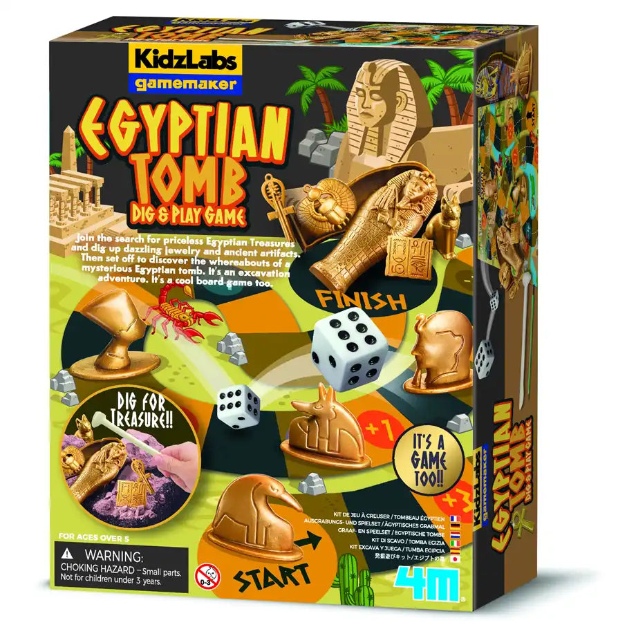 4M Egyptian Tomb Dig & Play Game