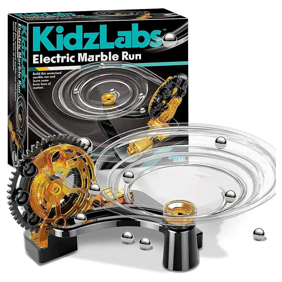 4M KidzLabs Model Building Electric Marble Run Playset