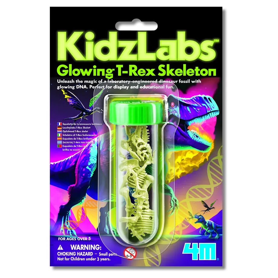 4M KidzLabs Glowing T-Rex Skeleton Science Kit