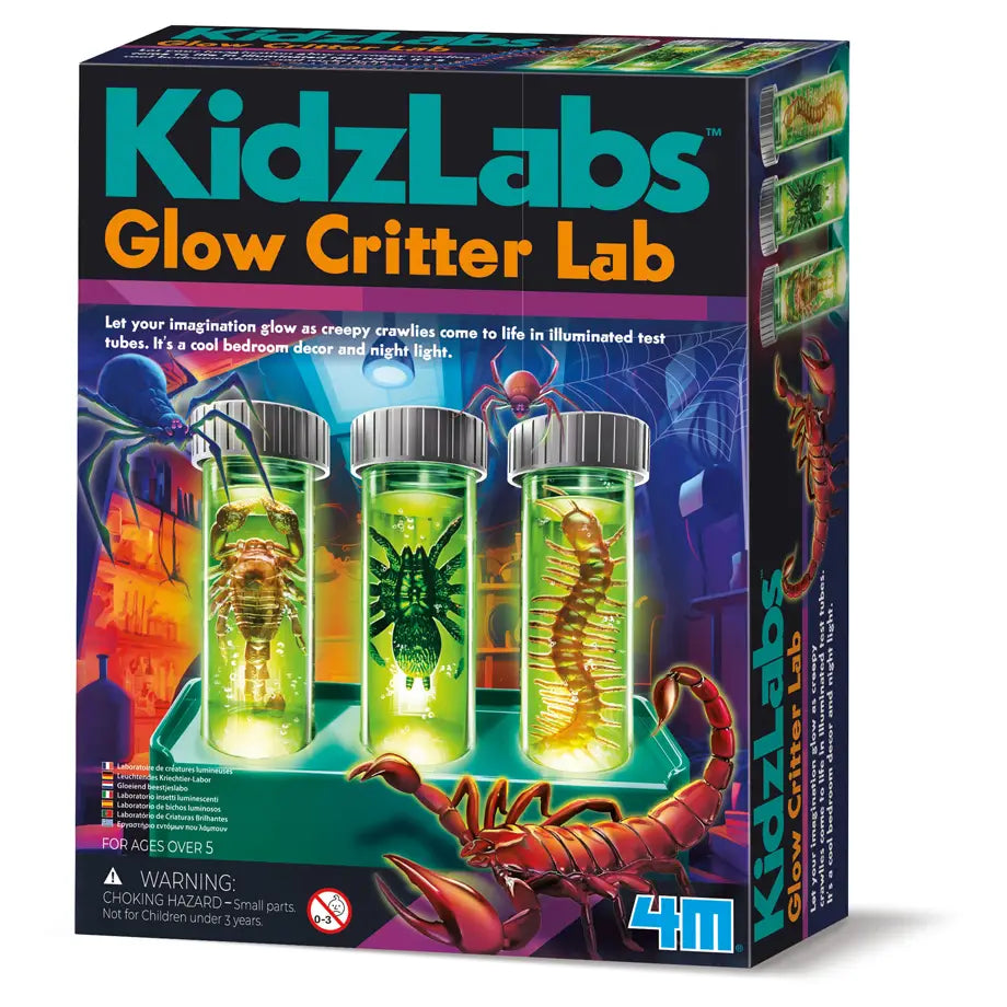 4M KidzLabs Glow Critter Lab Science Kit