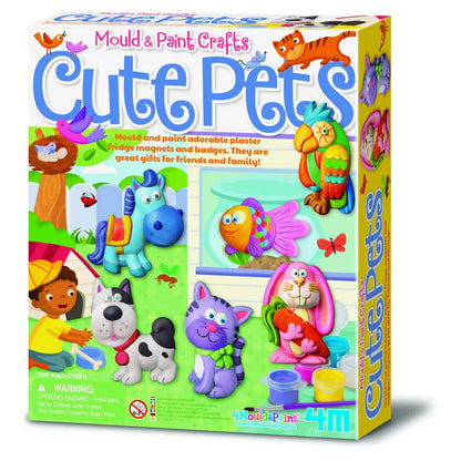 4M Mould & Paint Cute Pets Craft Kit