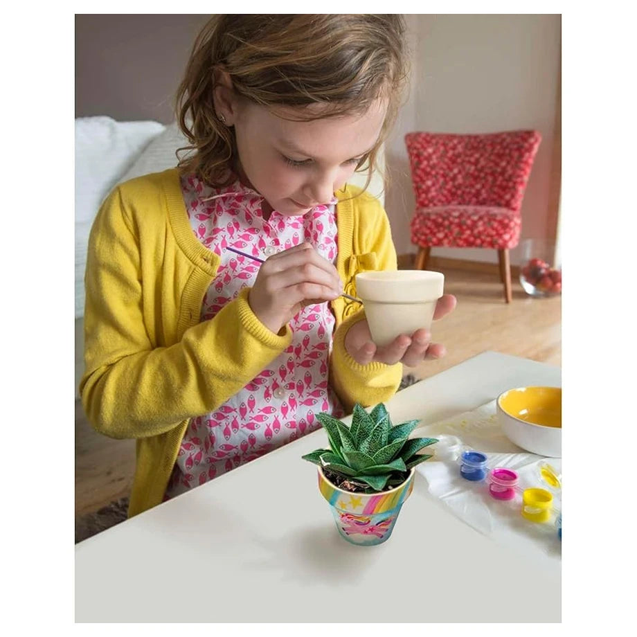 4M KidzMaker Paint Your Own Terracotta Flower Pots