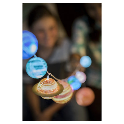 4M STEAM Powered Girls Solar System String Lights Kit